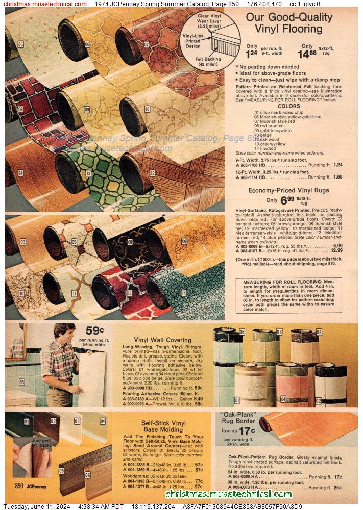 1974 JCPenney Spring Summer Catalog, Page 850