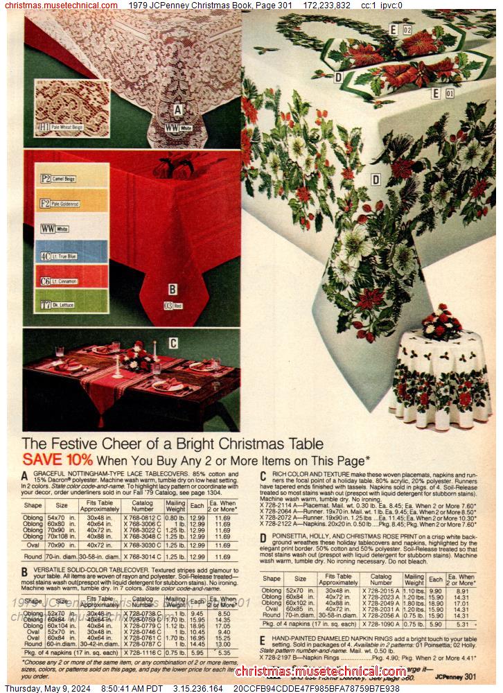 1979 JCPenney Christmas Book, Page 301