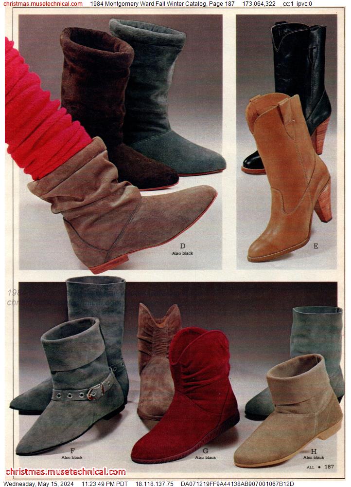 1984 Montgomery Ward Fall Winter Catalog, Page 187