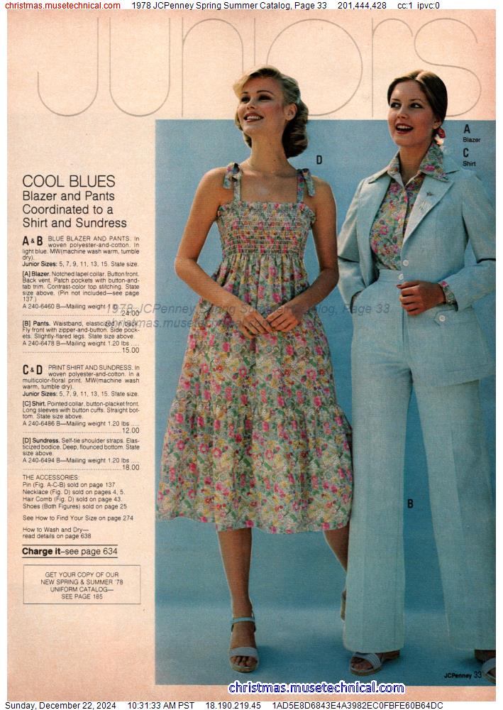 1978 JCPenney Spring Summer Catalog, Page 33