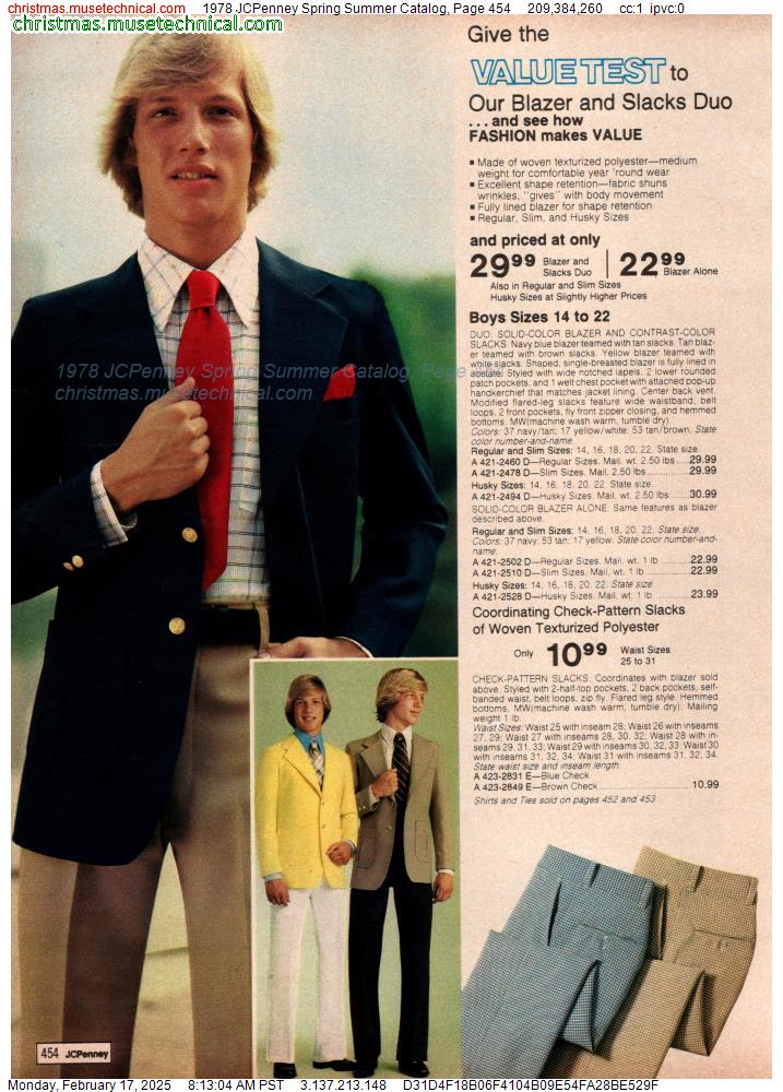 1978 JCPenney Spring Summer Catalog, Page 454