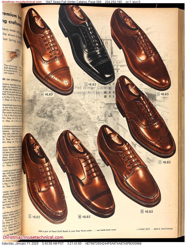 1947 Sears Fall Winter Catalog, Page 569