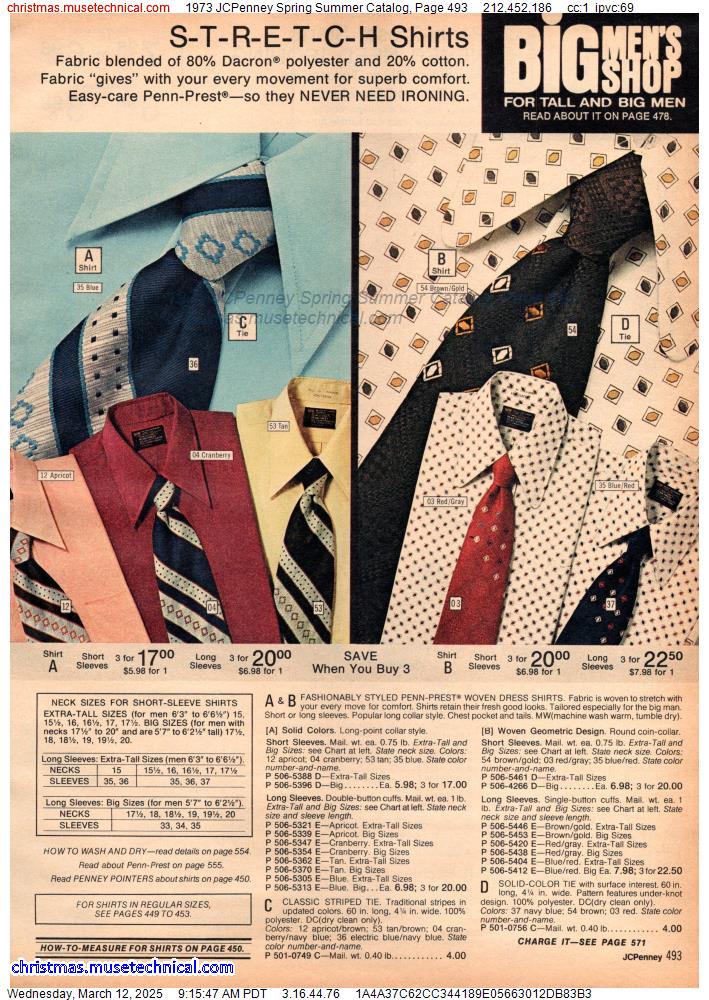 1973 JCPenney Spring Summer Catalog, Page 493