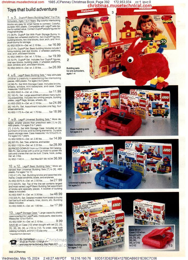 1985 JCPenney Christmas Book, Page 392