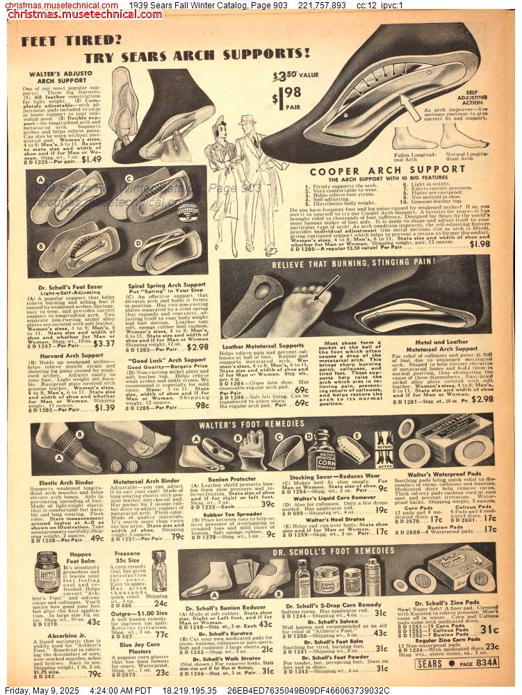1939 Sears Fall Winter Catalog, Page 903