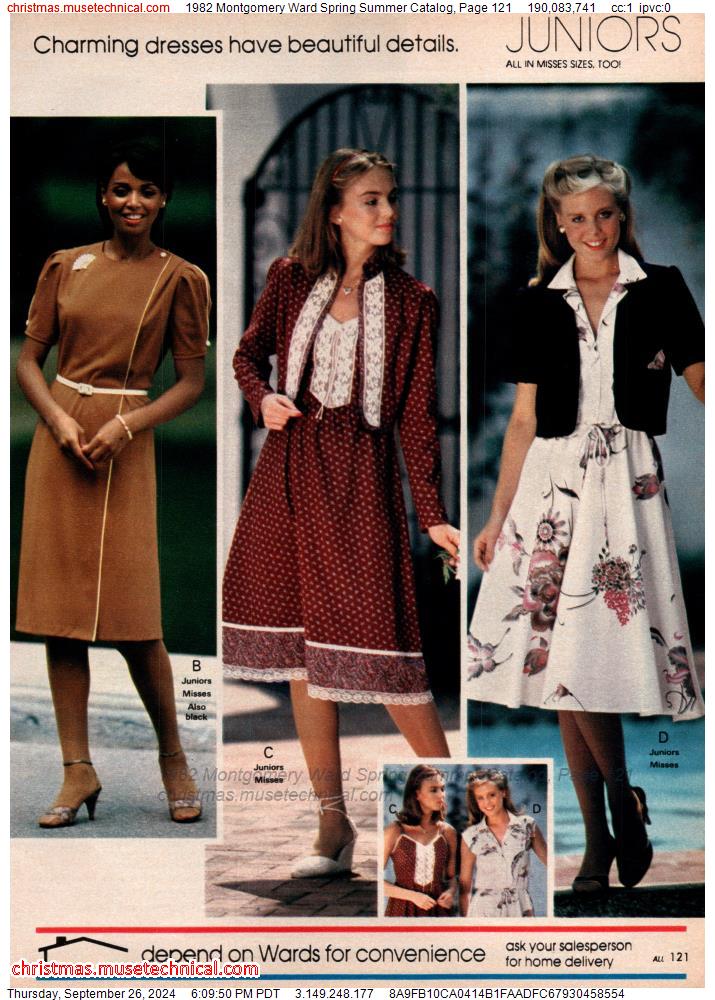 1982 Montgomery Ward Spring Summer Catalog, Page 121