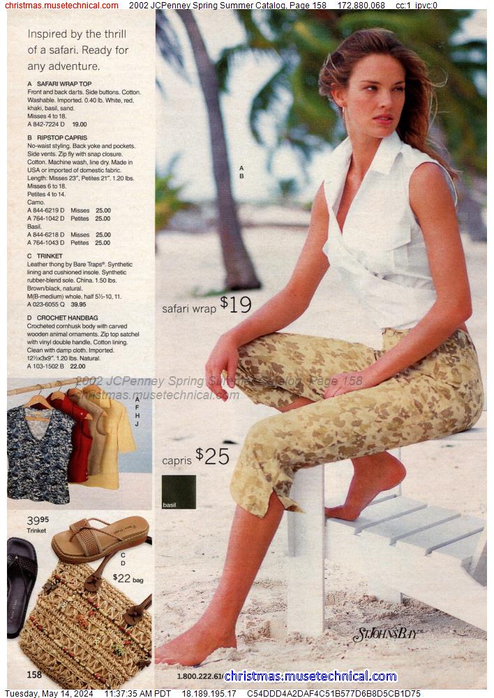 2002 JCPenney Spring Summer Catalog, Page 158