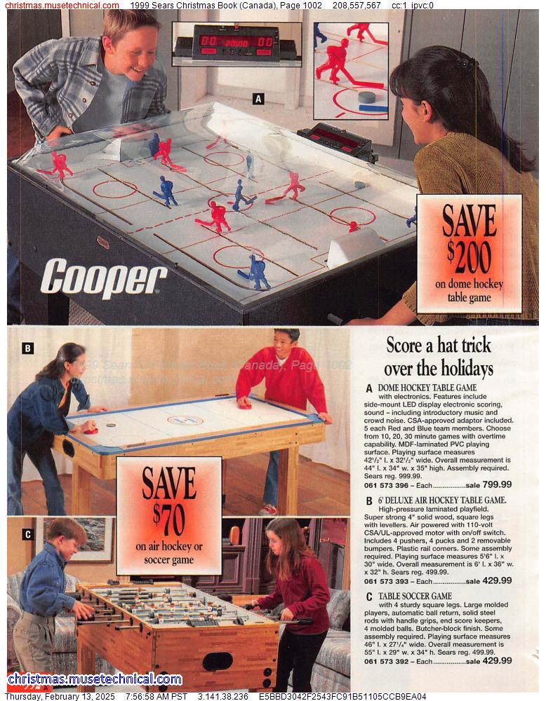 1999 Sears Christmas Book (Canada), Page 1002