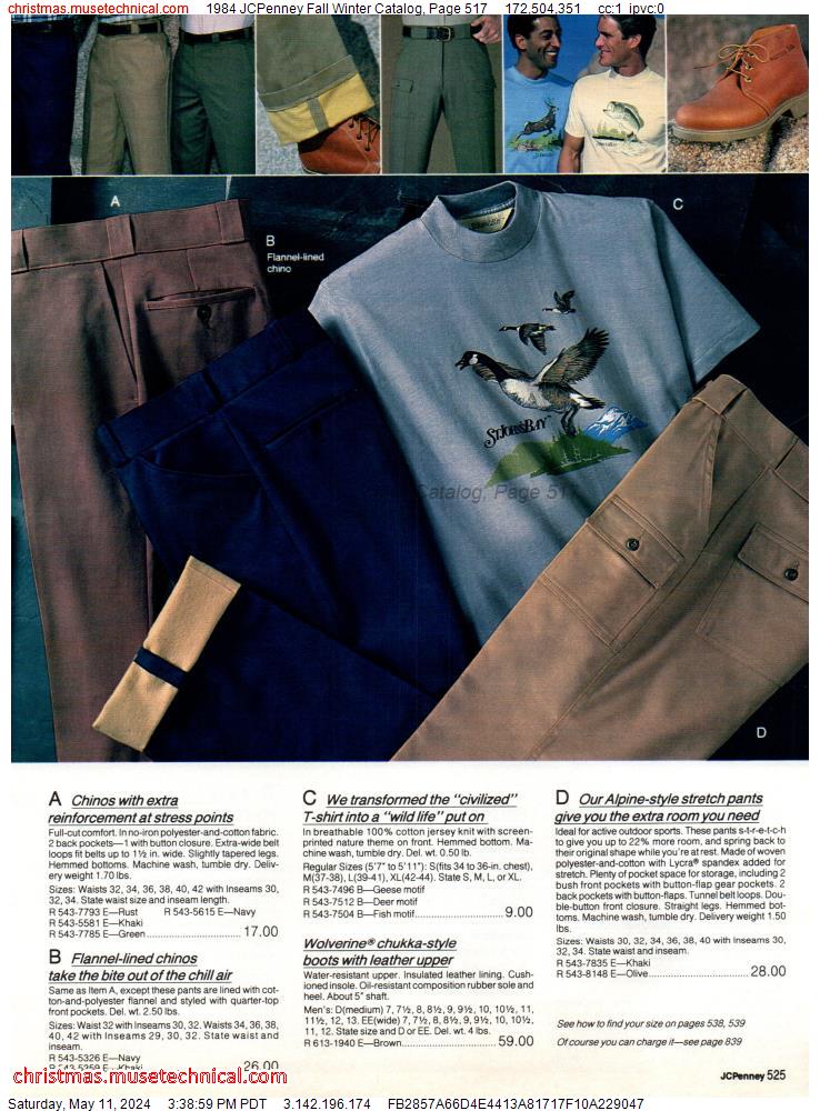 1984 JCPenney Fall Winter Catalog, Page 517