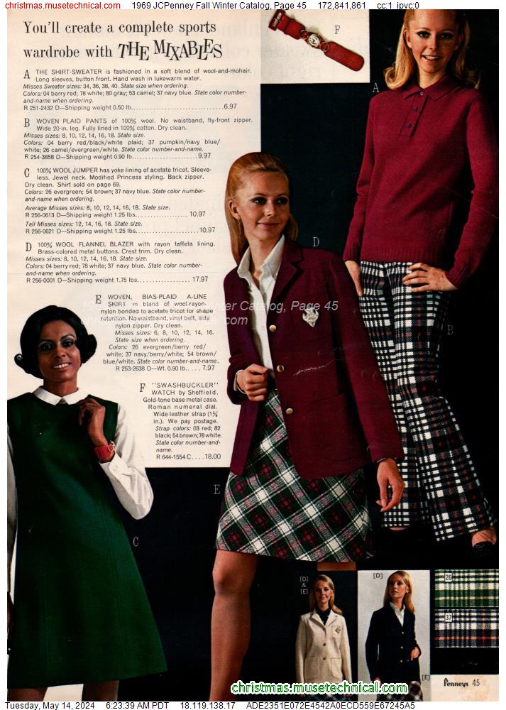 1969 JCPenney Fall Winter Catalog, Page 45