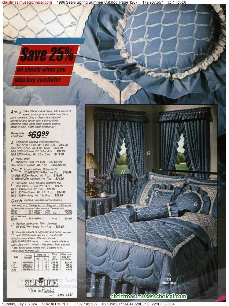 1986 Sears Spring Summer Catalog, Page 1267