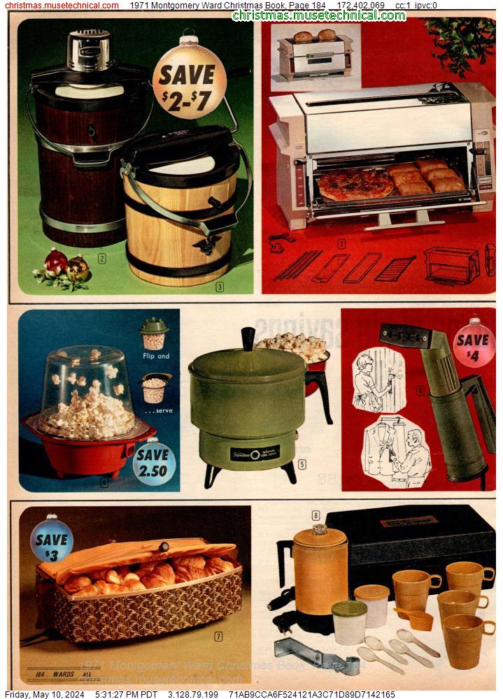 1971 Montgomery Ward Christmas Book, Page 184