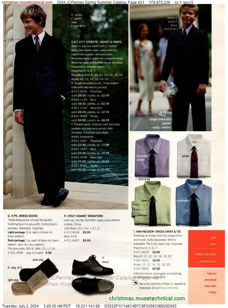 2004 JCPenney Spring Summer Catalog, Page 421