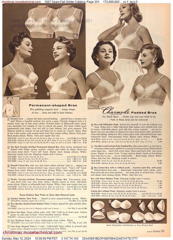 1957 Sears Fall Winter Catalog, Page 301