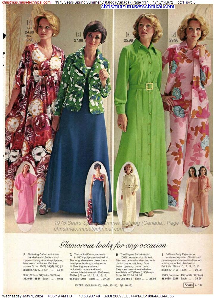 1975 Sears Spring Summer Catalog (Canada), Page 117