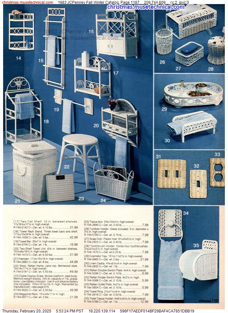 1983 JCPenney Fall Winter Catalog, Page 1187