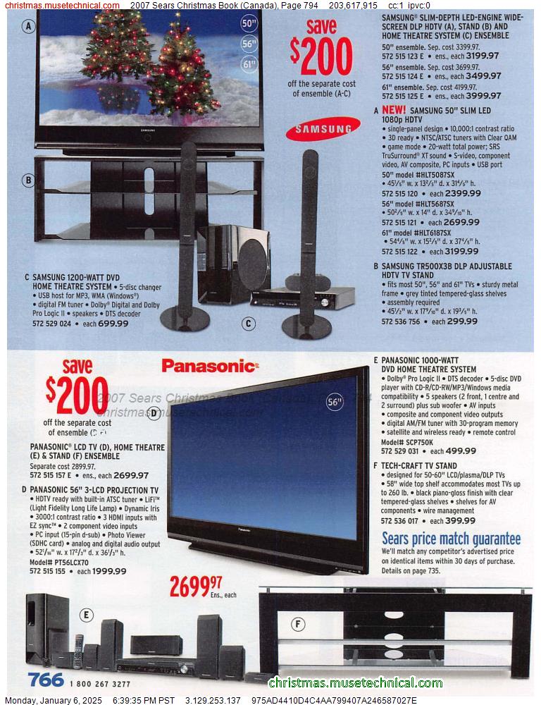 2007 Sears Christmas Book (Canada), Page 794