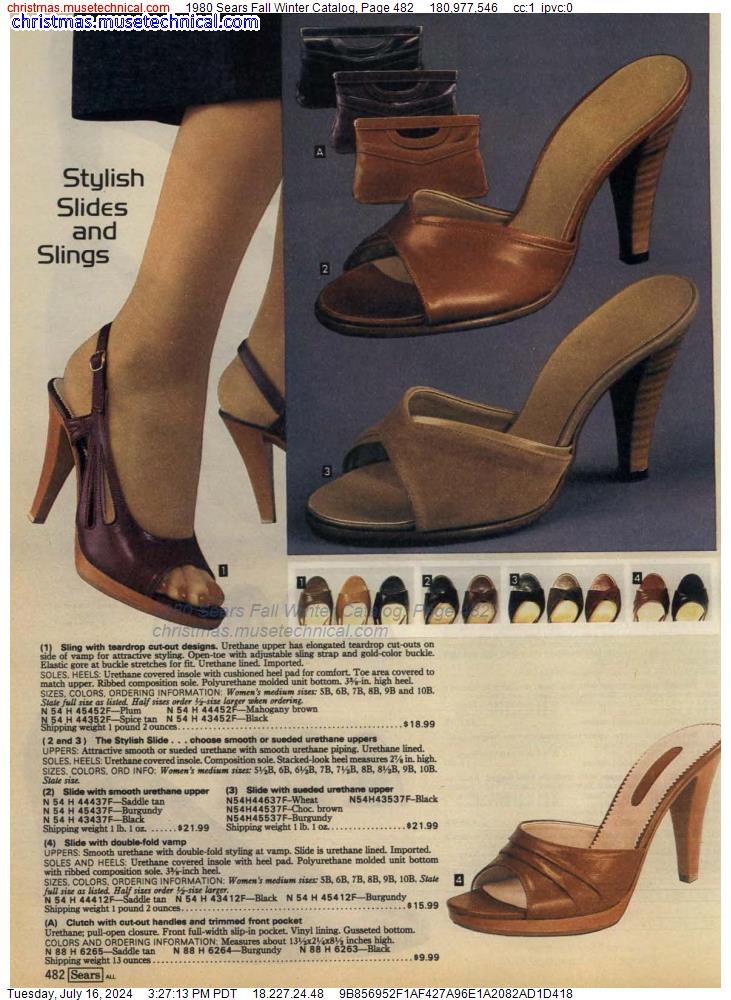 1980 Sears Fall Winter Catalog, Page 482