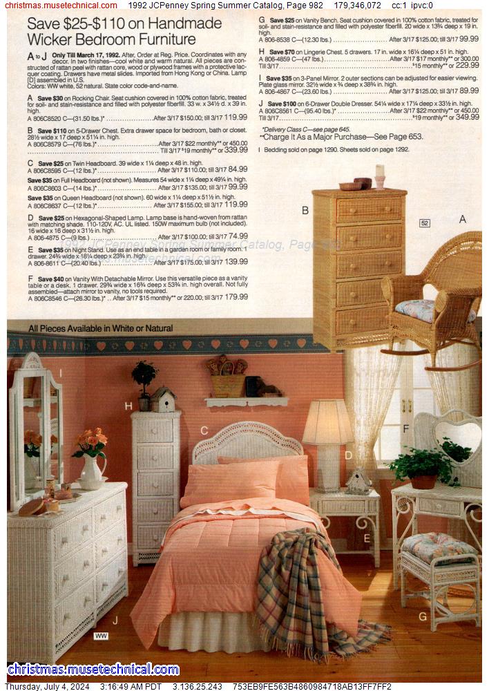 1992 JCPenney Spring Summer Catalog, Page 982