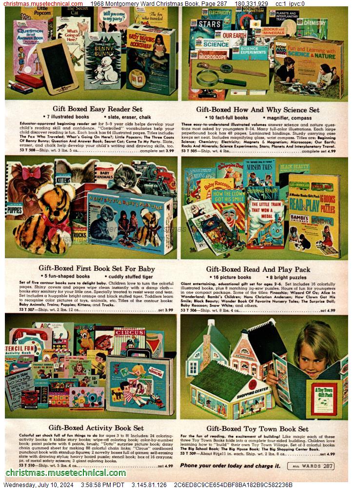1968 Montgomery Ward Christmas Book, Page 287