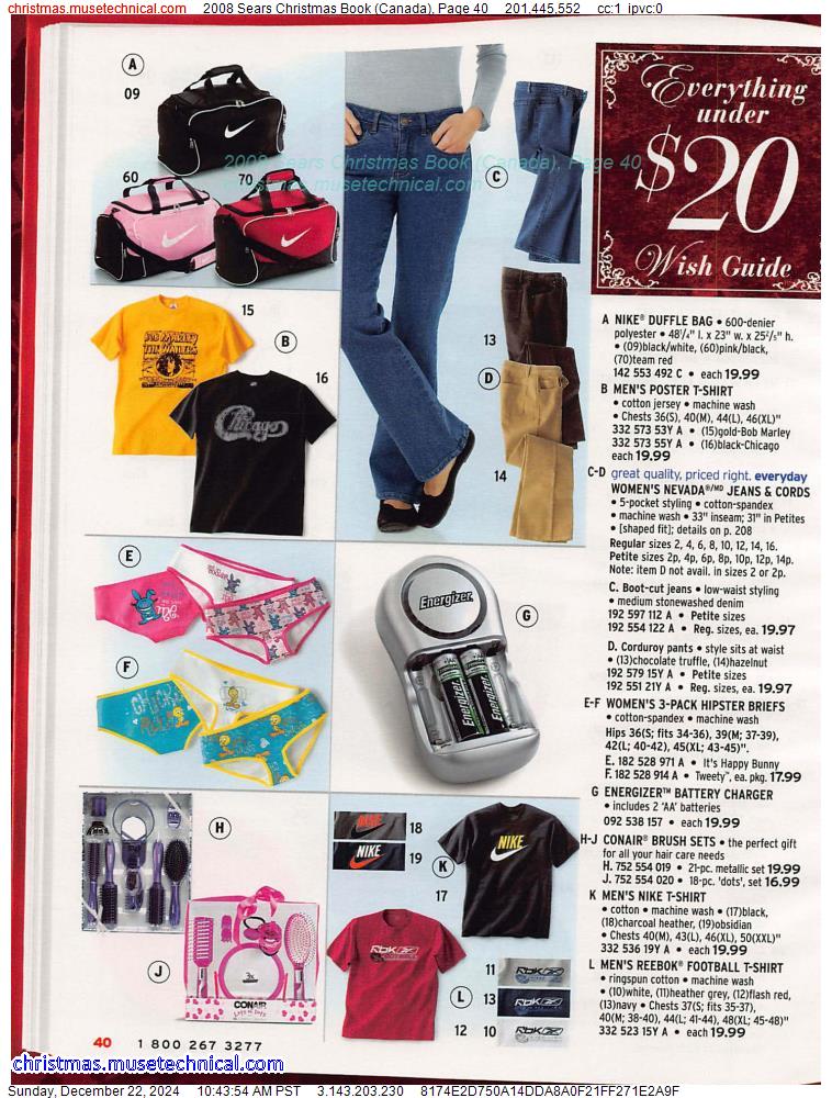 2008 Sears Christmas Book (Canada), Page 40