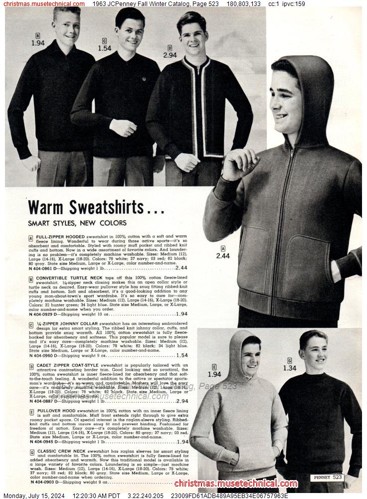 1963 JCPenney Fall Winter Catalog, Page 523