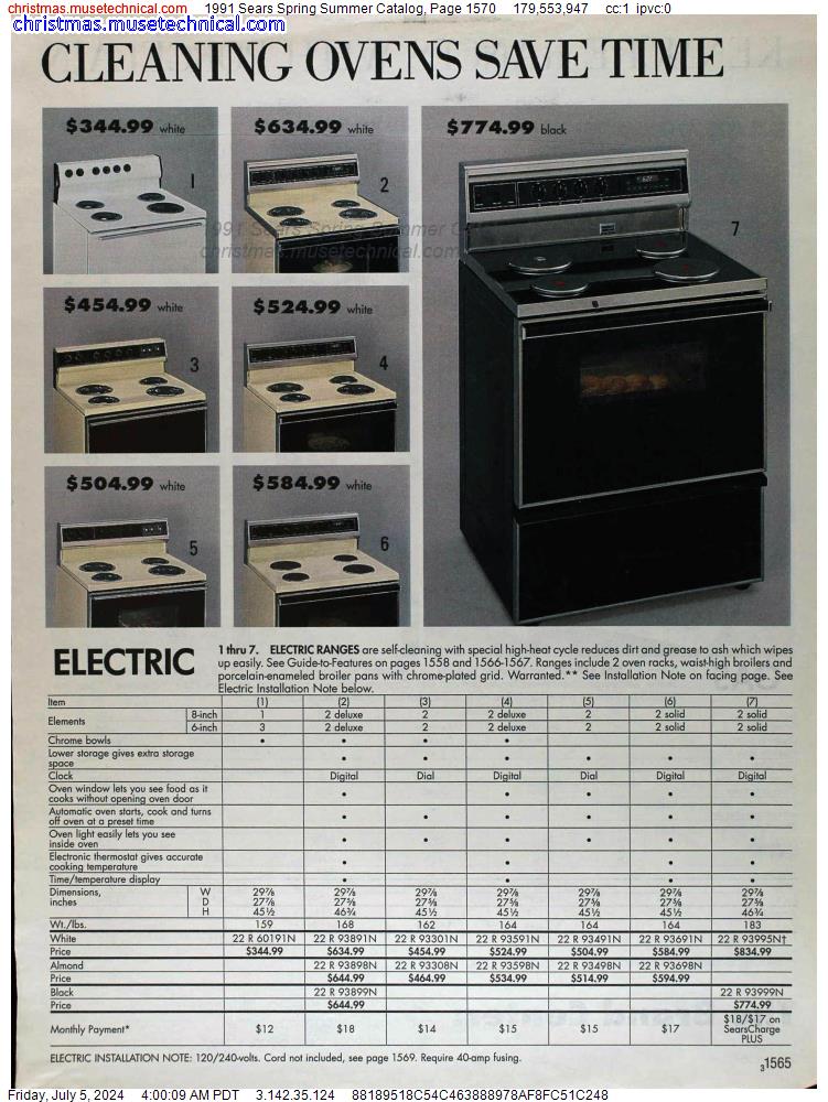 1991 Sears Spring Summer Catalog, Page 1570