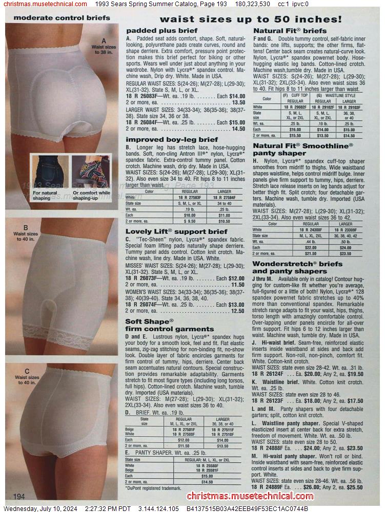 1993 Sears Spring Summer Catalog, Page 193
