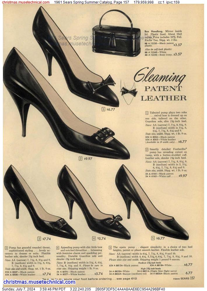 1961 Sears Spring Summer Catalog, Page 157