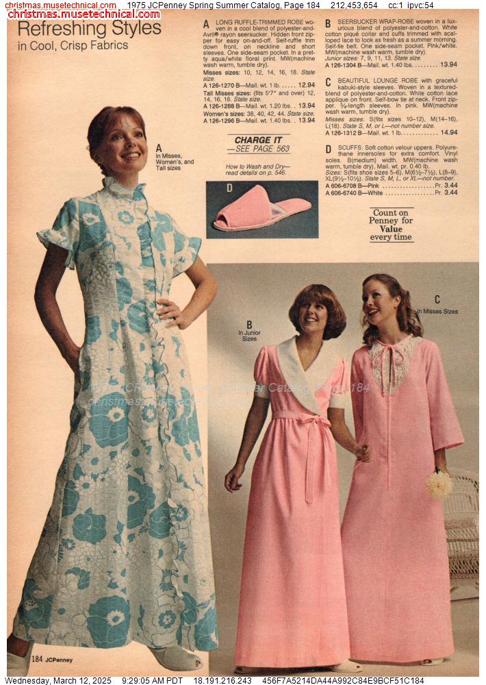 1975 JCPenney Spring Summer Catalog, Page 184