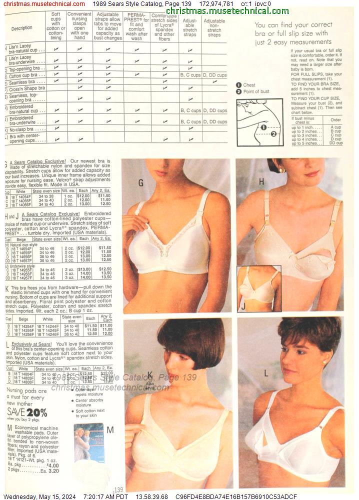 1989 Sears Style Catalog, Page 139