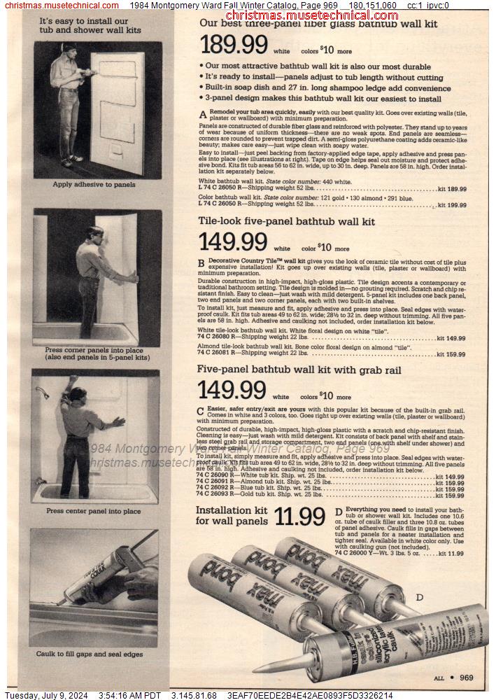 1984 Montgomery Ward Fall Winter Catalog, Page 969