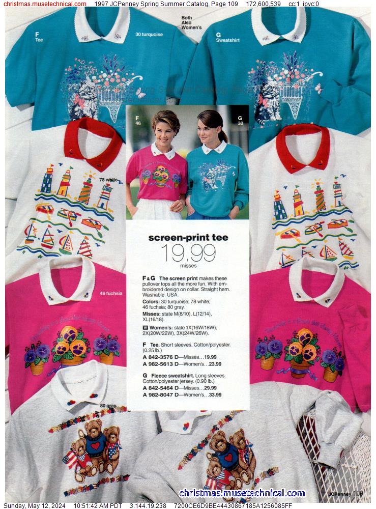 1997 JCPenney Spring Summer Catalog, Page 109