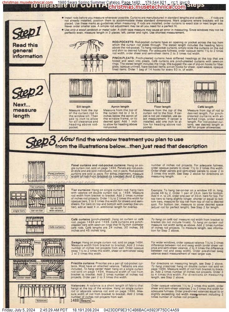 1980 Sears Spring Summer Catalog, Page 1482