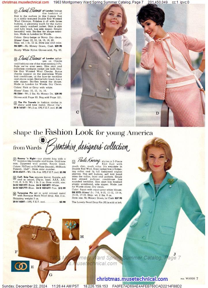 1963 Montgomery Ward Spring Summer Catalog, Page 7