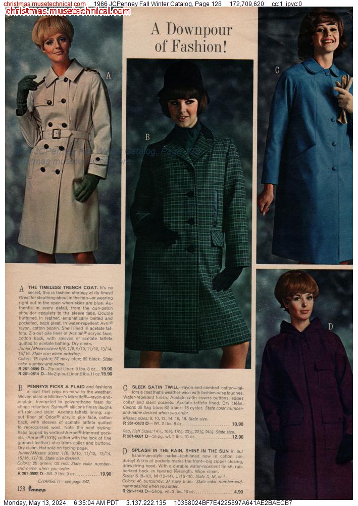 1966 JCPenney Fall Winter Catalog, Page 128