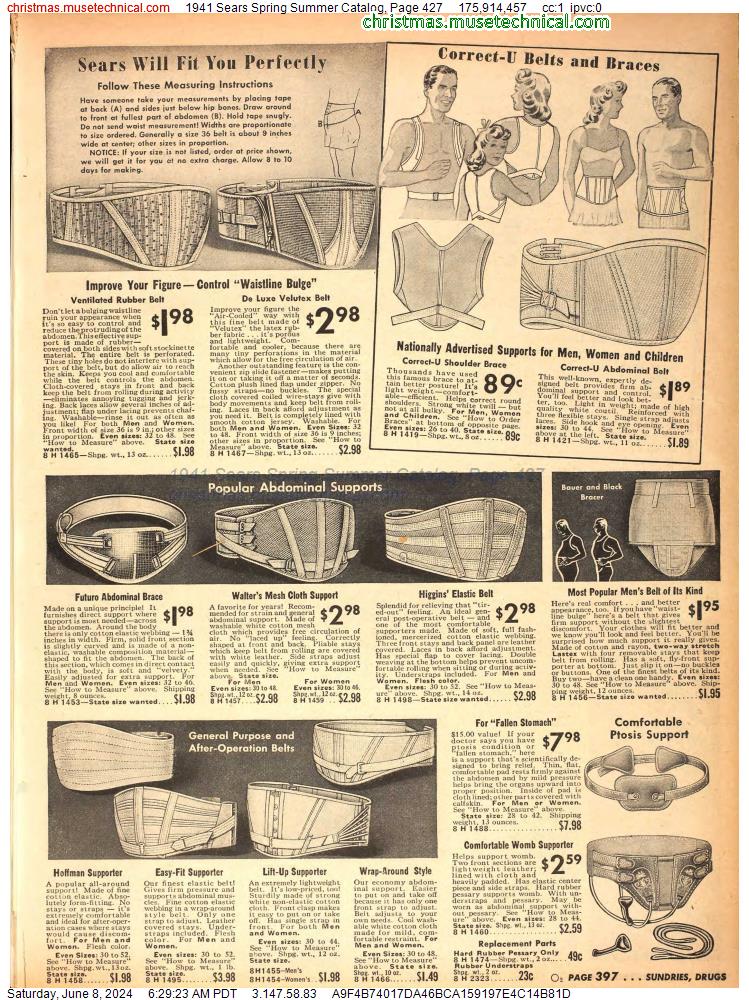 1941 Sears Spring Summer Catalog, Page 427