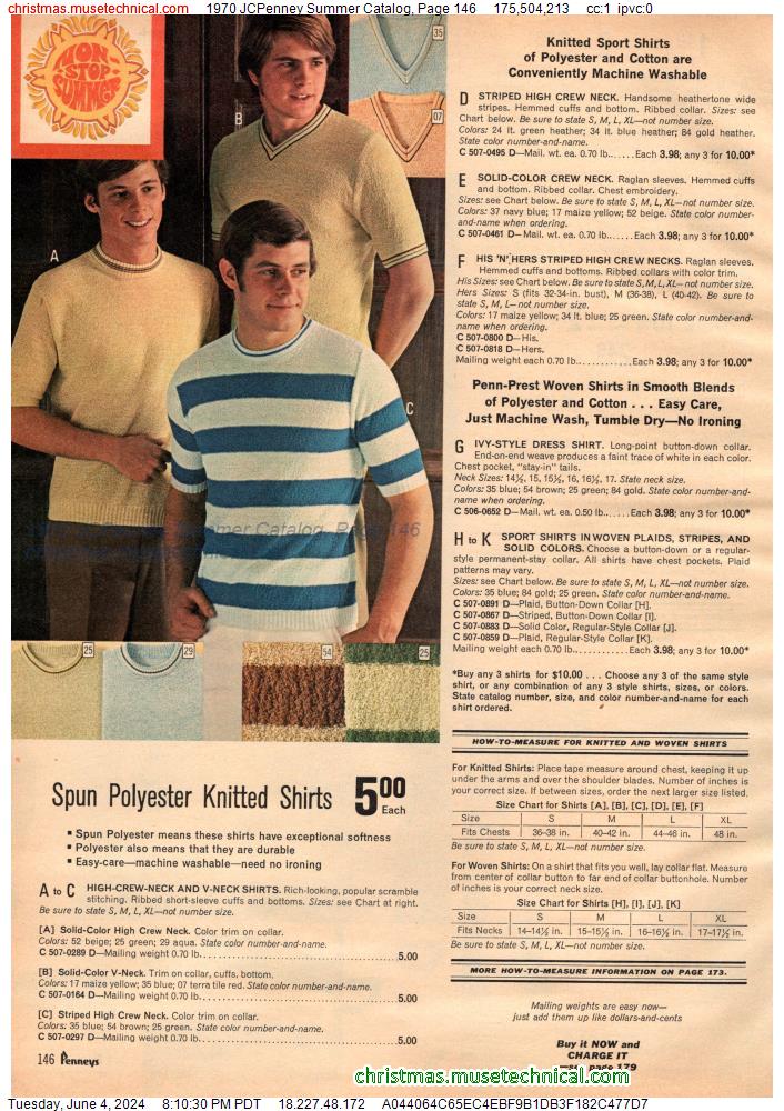 1970 JCPenney Summer Catalog, Page 146