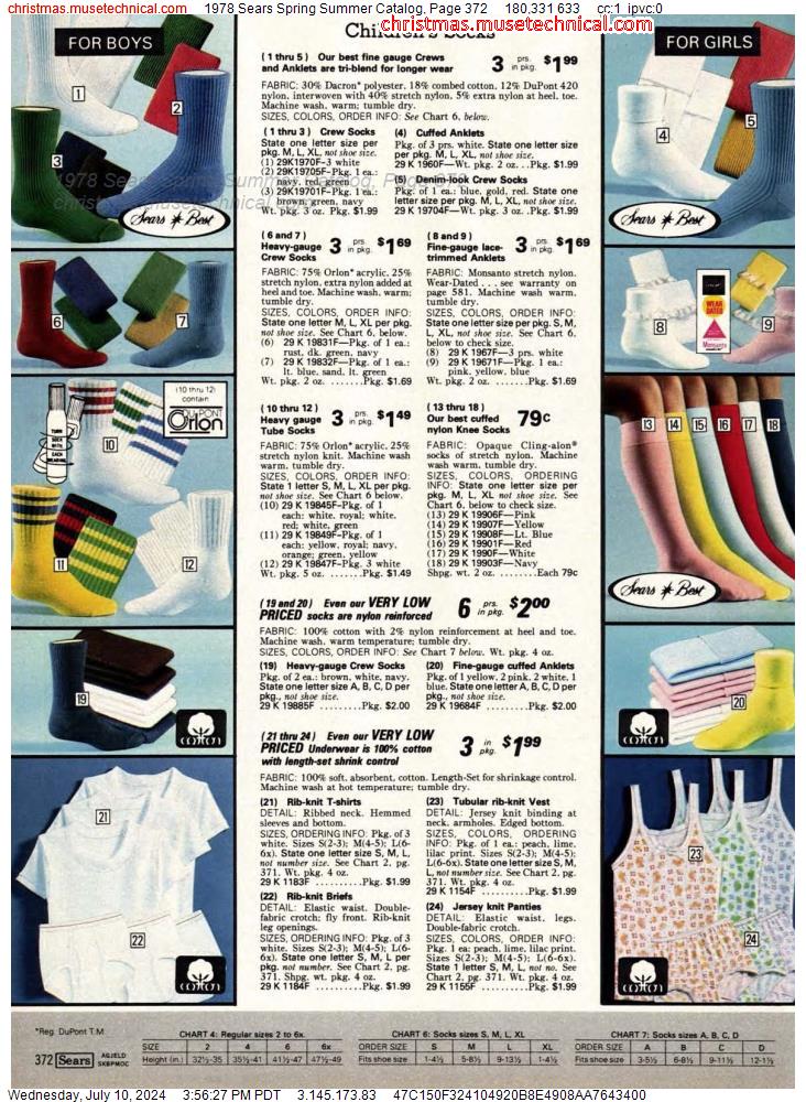 1978 Sears Spring Summer Catalog, Page 372