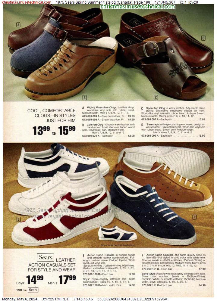 1975 Sears Spring Summer Catalog (Canada), Page 198