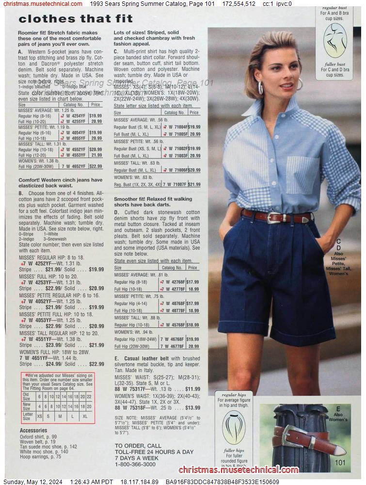 1993 Sears Spring Summer Catalog, Page 101