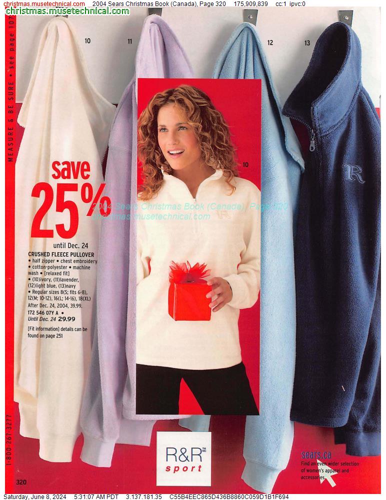 2004 Sears Christmas Book (Canada), Page 320