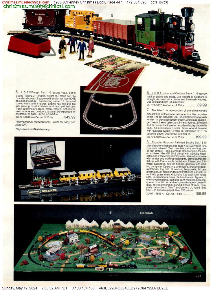 1985 JCPenney Christmas Book, Page 447