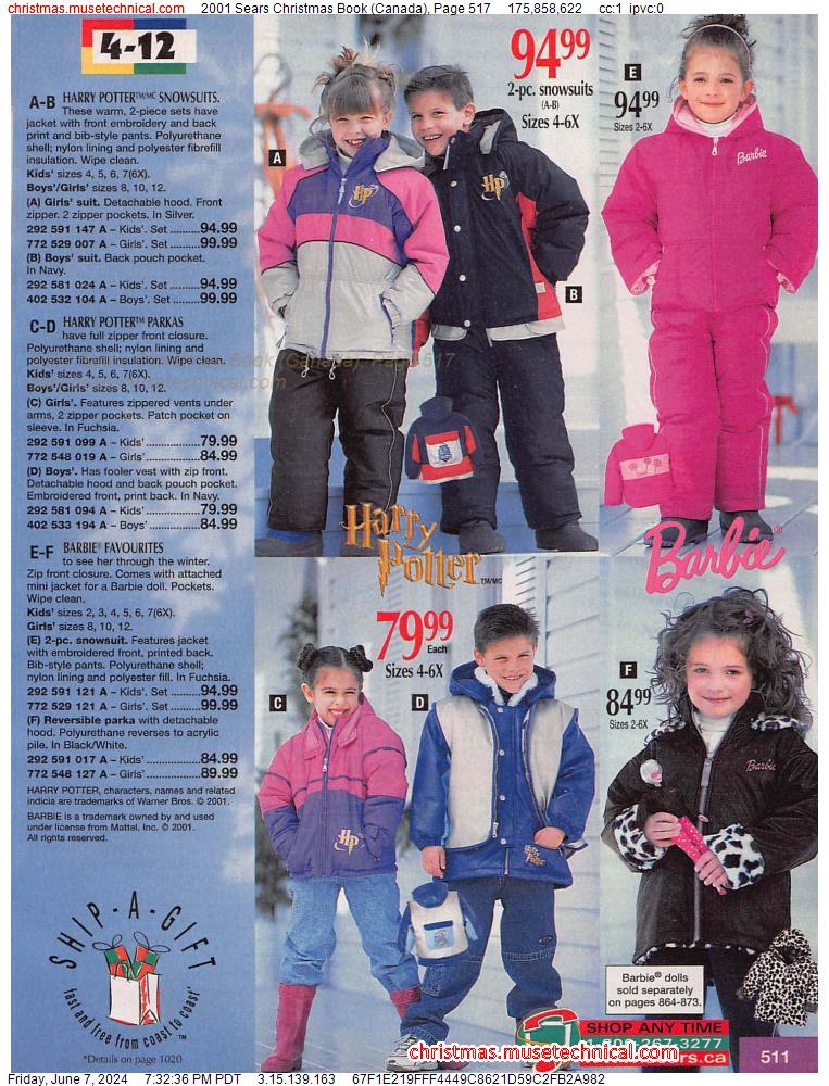 2001 Sears Christmas Book (Canada), Page 517