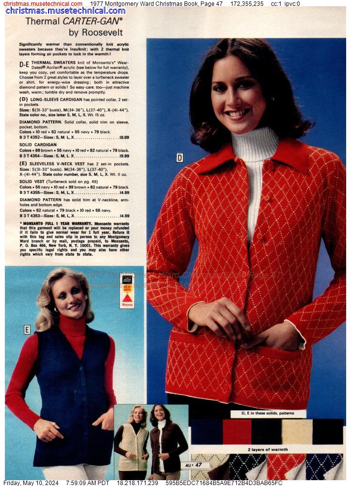 1977 Montgomery Ward Christmas Book, Page 47
