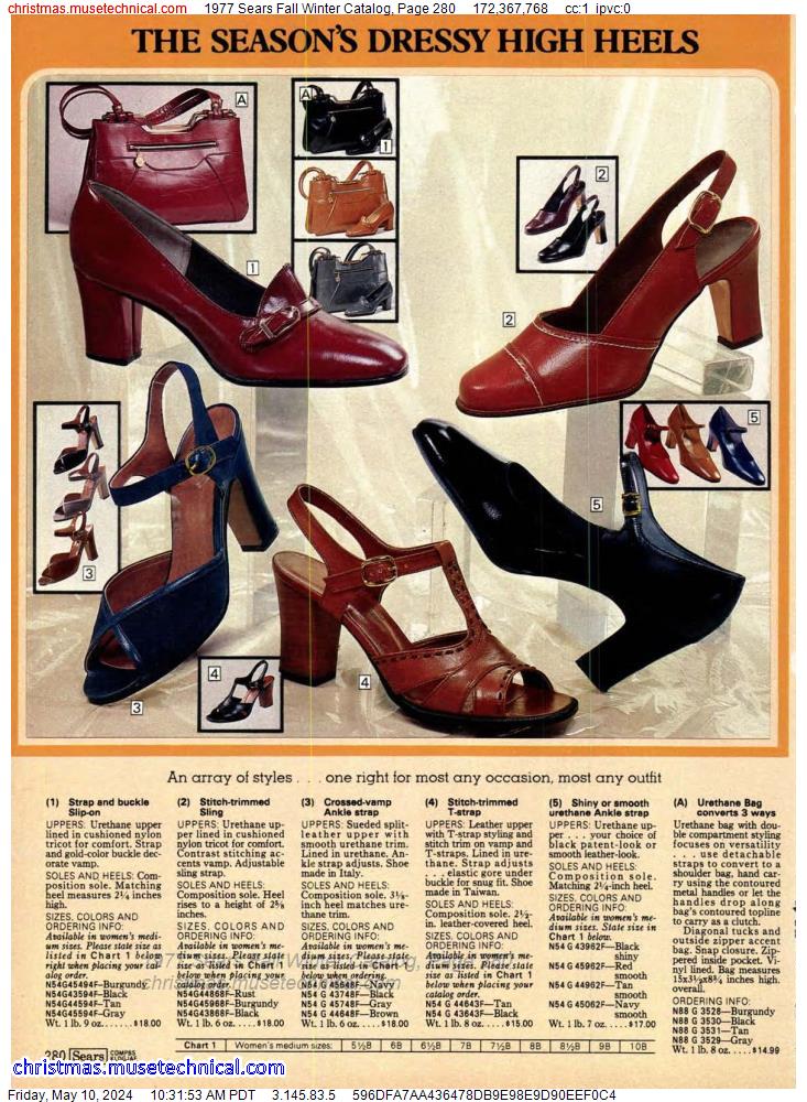 1977 Sears Fall Winter Catalog, Page 280