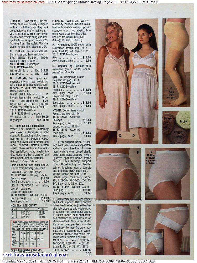 1993 Sears Spring Summer Catalog, Page 202