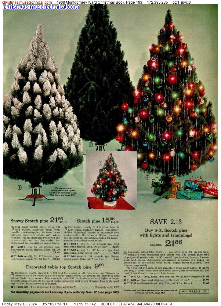 1968 Montgomery Ward Christmas Book, Page 193