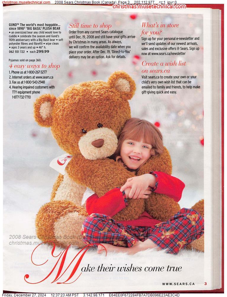 2008 Sears Christmas Book (Canada), Page 3