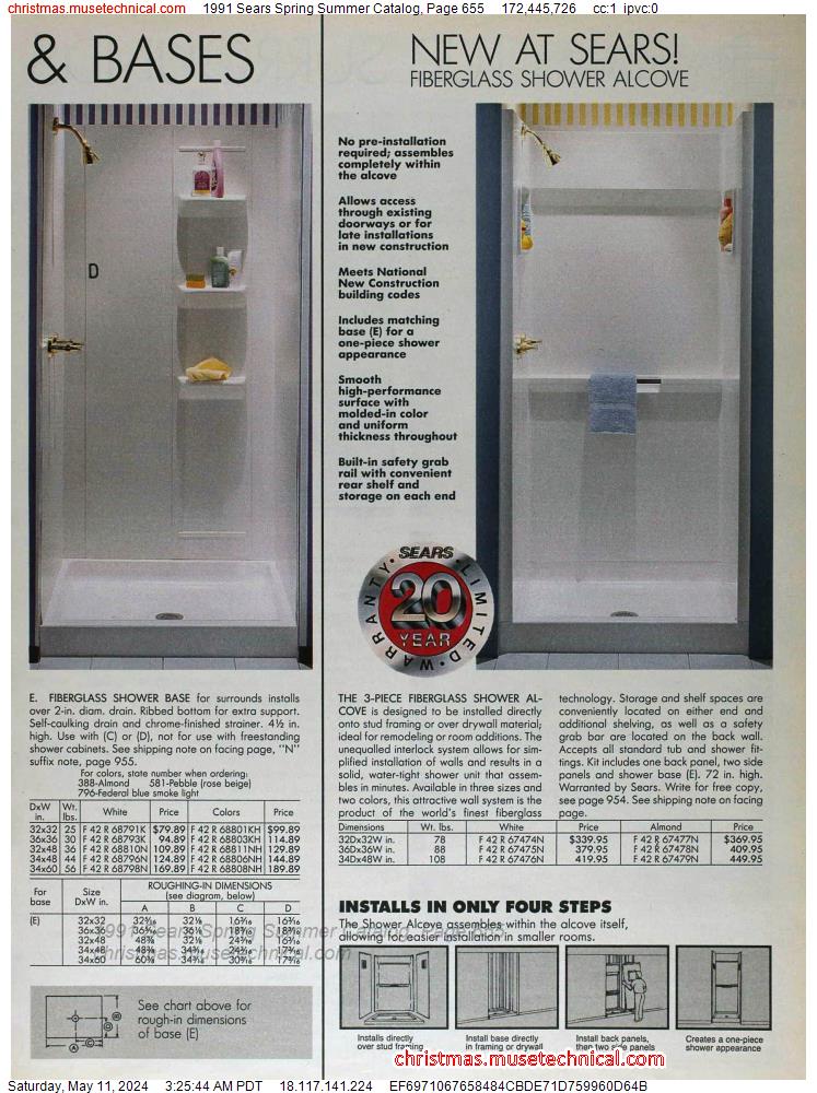 1991 Sears Spring Summer Catalog, Page 655